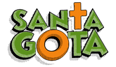 Santa Gota — logotipo con cruz y O en naranjo