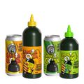 Pack Completo Santa Gota con squeeze y latas refill, sobre fondo blanco