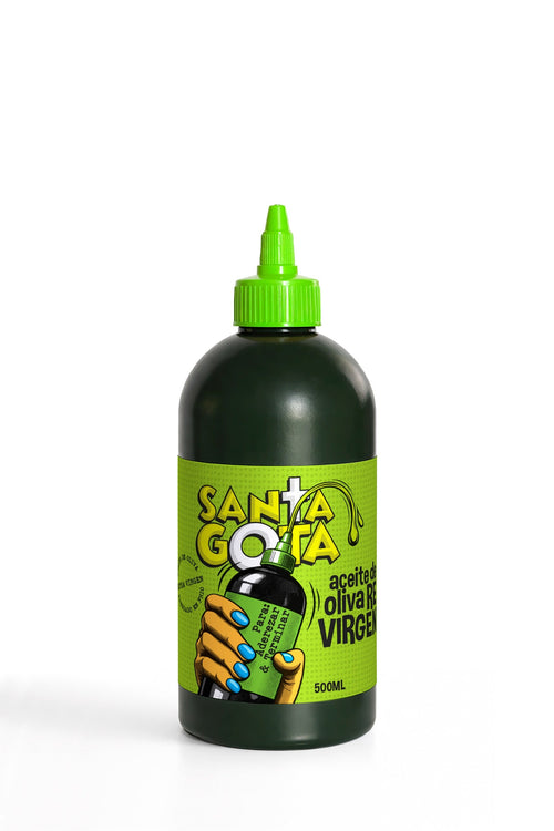 Squeeze Santa Gota Aderezar y Terminar de 500 ml, verde