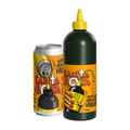Pack Cocinar y Saltear: envase squeeze de 750 ml y lata de relleno de 473 ml, ambos naranjos
