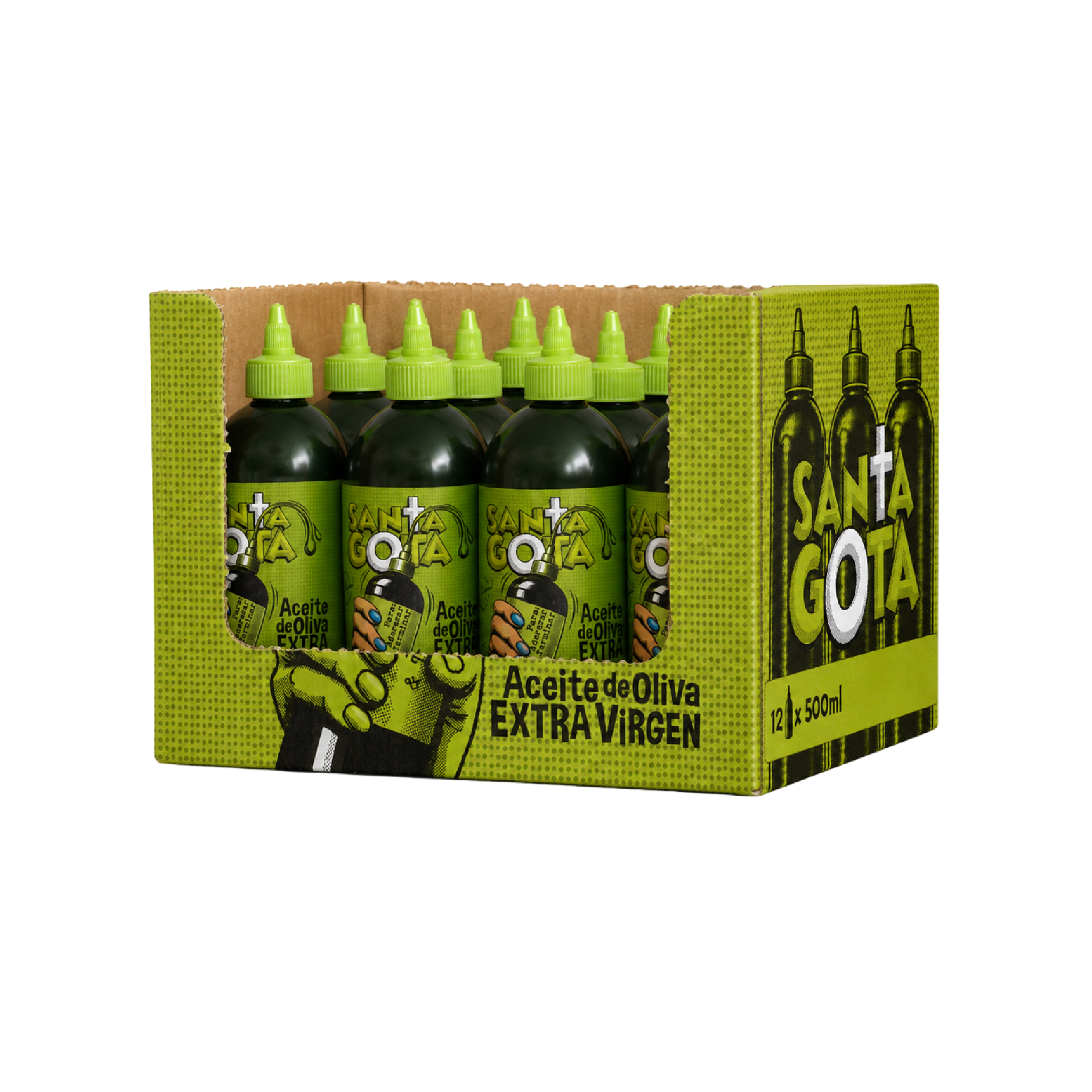 Envase Squeeze 500 ml — caja de 12 unidades